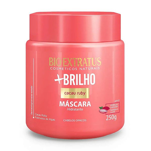 MASCARA BIO EXTRATUS MAIS BRILHO CACAU RUBY 250G