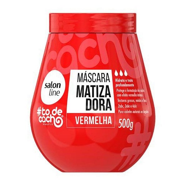 MAIONESE CAPILAR TO DE CACHO MATIZADORA VERMELHA 500G