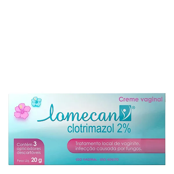 CLOTRIMAZOL 2  CR VAG 3 APLICADORES 20G - LOMECAN