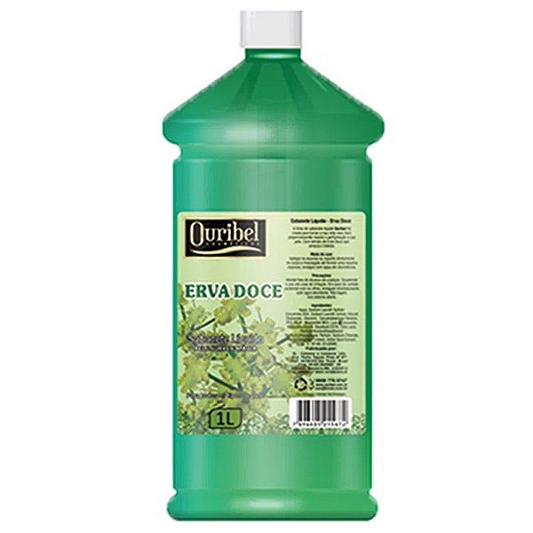 OURIBEL SABONETE LIQUIDO 1 LITRO ERVA DOCE
