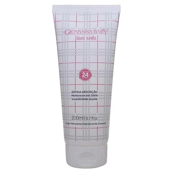 LOCAO HIDRATANTE GIOVANNA BABY 200ML BLANC VANILLA