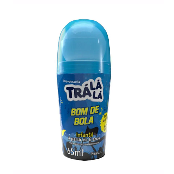 DESODORANTE TRA LA LA KIDS ROLLON BOM DE BOLA 65ML AZUL