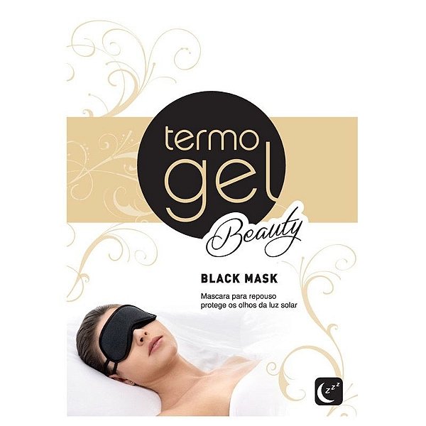 MASCARA DE DORMIR TERMOGEL BLACK MASK