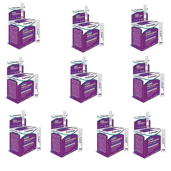 SORO FISIOLOGICO 5ML COM 10 AMPOLAS ADV KIT C/ 10