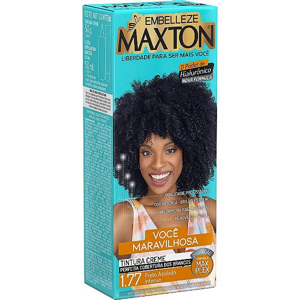 TINTURA MAXTON 1.77 PRETO AZULADO INTENSO