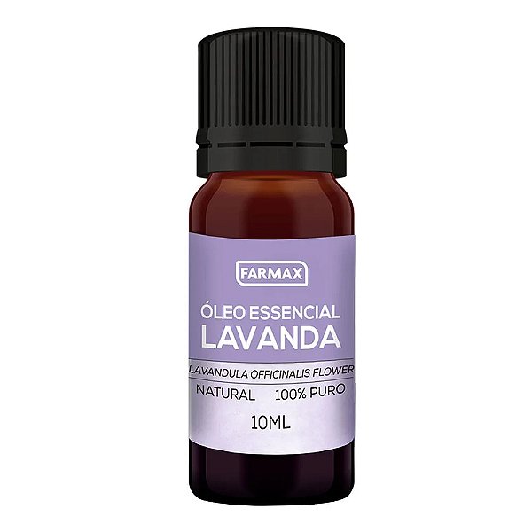 OLEO ESSENCIAL DE LAVANDA 100% PURO 10ML FARMAX