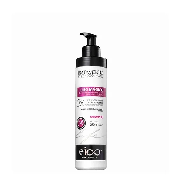 Shampoo Eico 280mL Liso Mágico