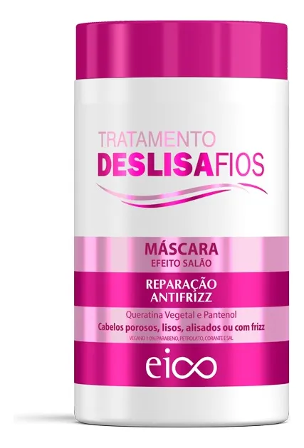 MASCARA CAPILAR EICO DESLISA FIOS REPARAÇÃO ANTIFRIZZ 1K