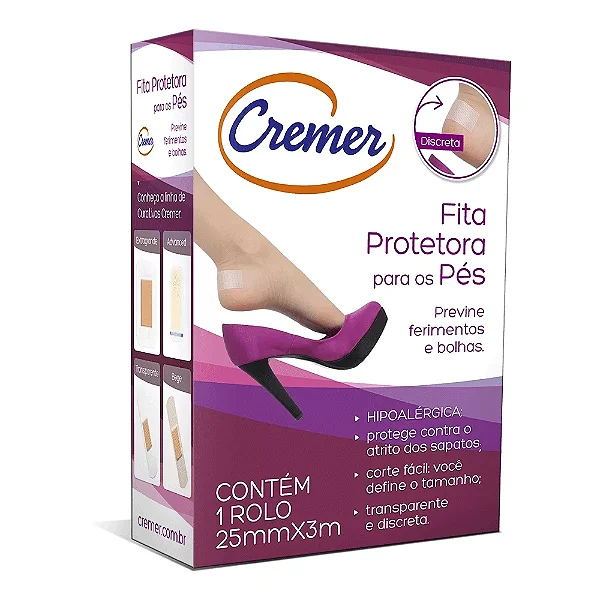 CREMER FITA PROTECAO P/ PES 25MMX3M