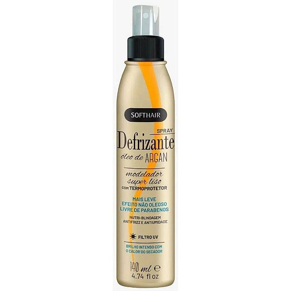 DEFRIZANTE SOFTHAIR SPRAY OLEO DE ARGAN 140ML