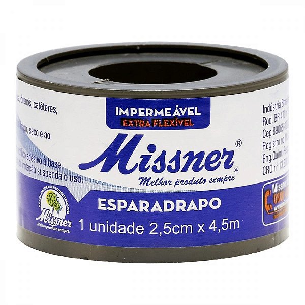 ESPARADRAPO MISSNER  2,5CM X 4,5M