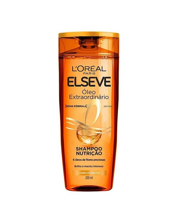 SHAMPOO ELSEVE OLEO EXTRAORDINARIO NUTRICAO 200ML