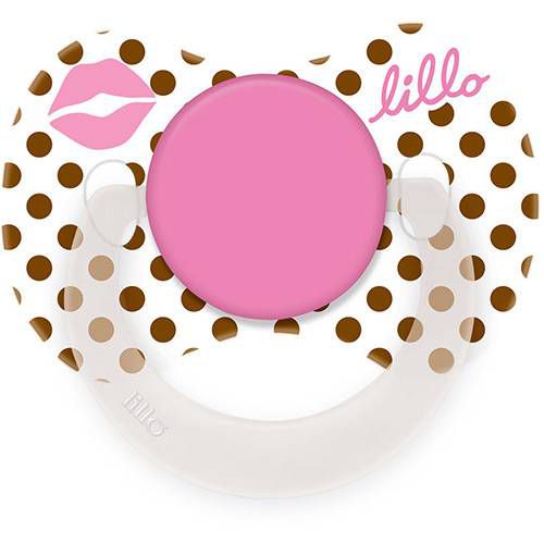 CHUPETA LILLO FUNNY TRADICIONAL  ROSA BEIJO N.1