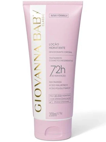 LOCAO HIDRATANTE CORPORAL GIOVANNA BABY CLASSIC 200ML