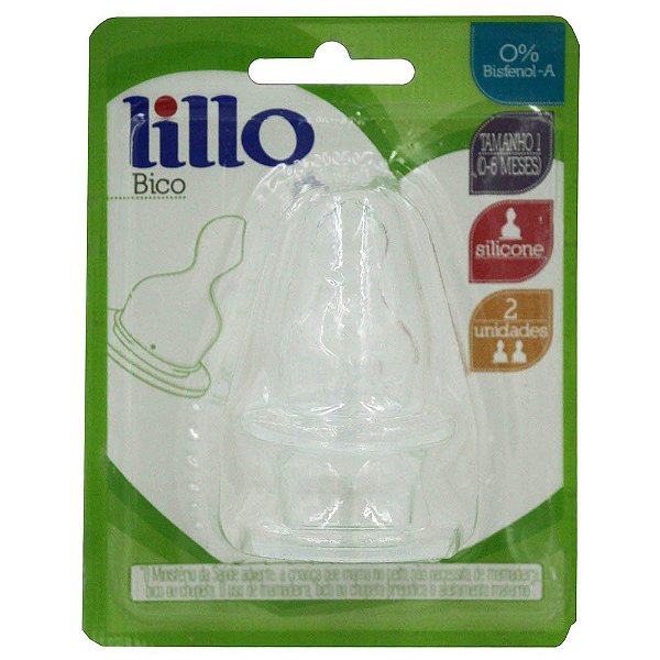 BICO DE MAMADEIRA LILLO ORTODONTICO 2UN.TAM 1 REF.618600