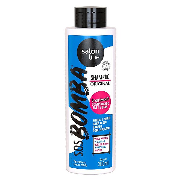 SHAMPOO SALON LINE S.O.S BOMBA ORIGINAL 300ML