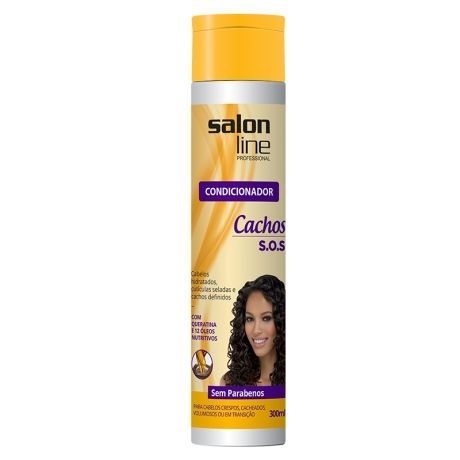SALON LINE CONDICIONADOR SOS CACHOS MANGA 300ML