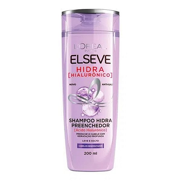 SHAMPOO ELSEVE HIDRA HIALURONICO PREENCHEDOR 200ML