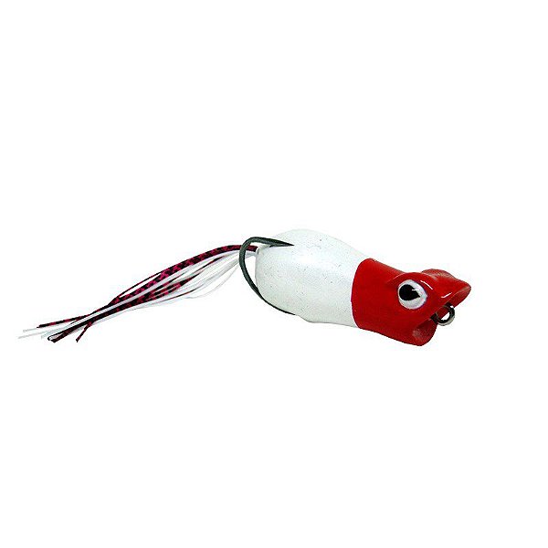 Isca Artificial Crazy Popper 6cm 13g - Cor 13 - Cabeca Vermelha (cp)