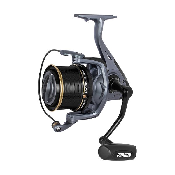 Molinete Dragon Coast 8000 Long Cast Fricção Frontal - Saint Plus