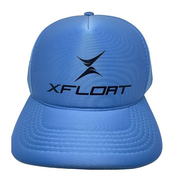 Boné Xfloat Liso Redinha Aba Curva Top cor azul preto