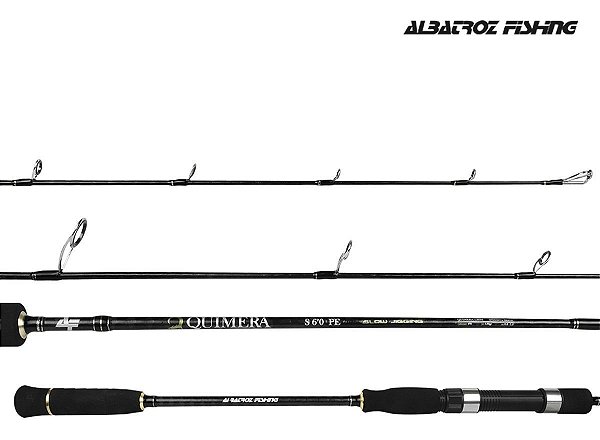 Vara carretilha QUIMERA C 602 PE 0.6-1.5 JIG 150G 1+1