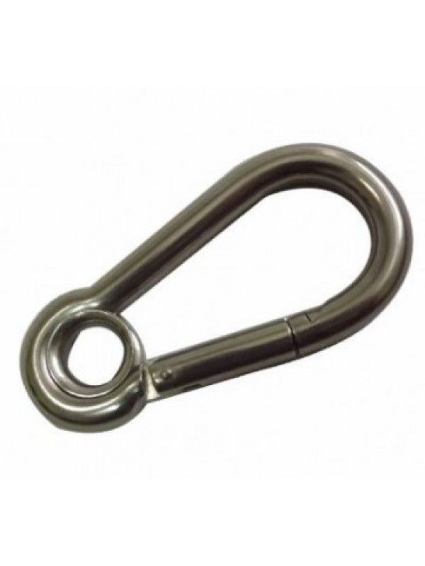 Mosquetão c/ engate rápido c/ olhal 10mm