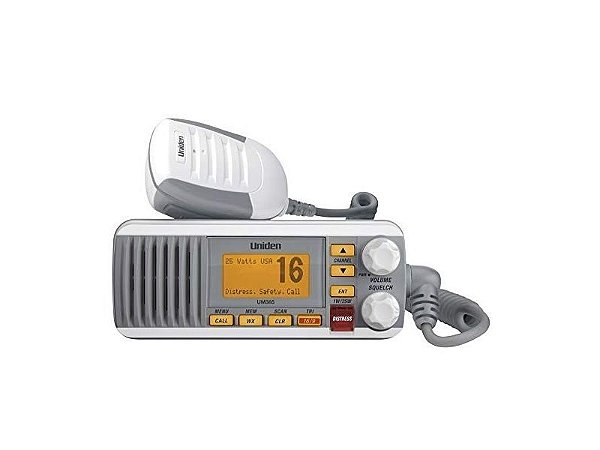 RADIO VHF UNIDEN SOLARA UM-385 BRANCO