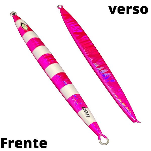 Isca Artificial Jig Ahi Fishing By M&W 80gr 15cm Cor rosa glow