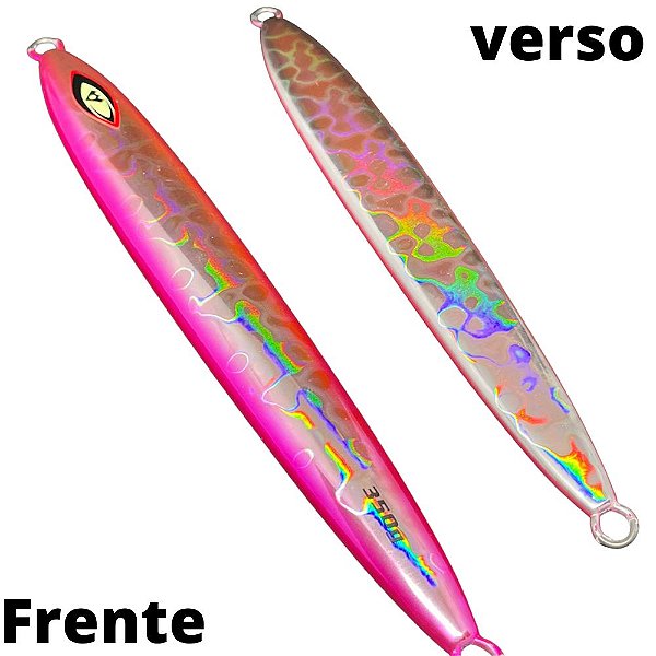 Isca Artificial Jig Ahi Fishing By M&W 350gr 20cm Cor rosa
