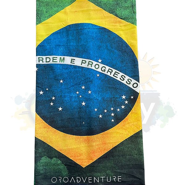 BANDANA ORO ADVENTURE UV BANDEIRA DO BRASIL