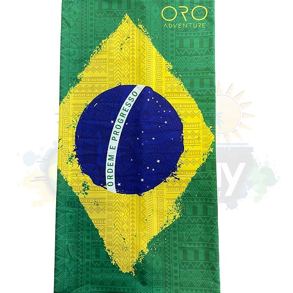 BANDANA ORO ADVENTURE UV BRASIL TRIBAL