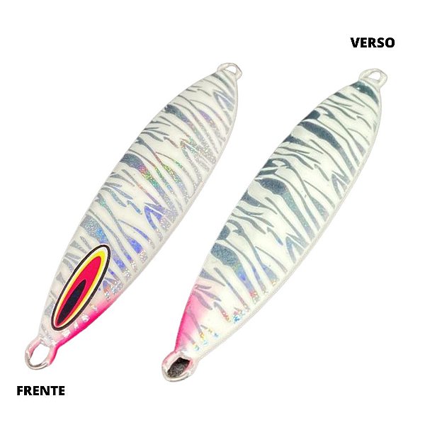 Isca Artificial Metal Jig Fx 110g 12cm glow zebra