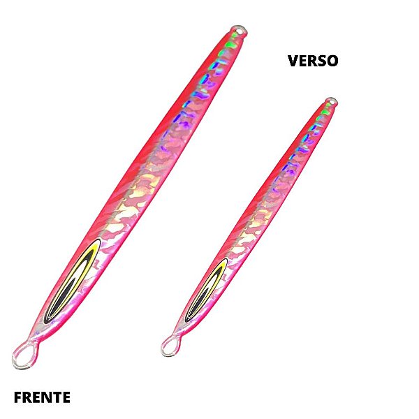Isca Artificial Metal Jig Voraz 95g 18cm toda rosa hot