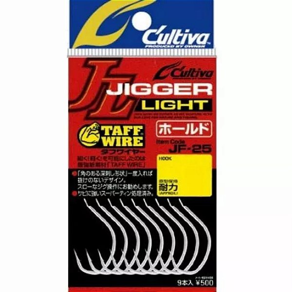 ANZOL PARA SLOW JIG OWNER JIGGER LIGHT JF-25 - 25LBS -  N 3/0