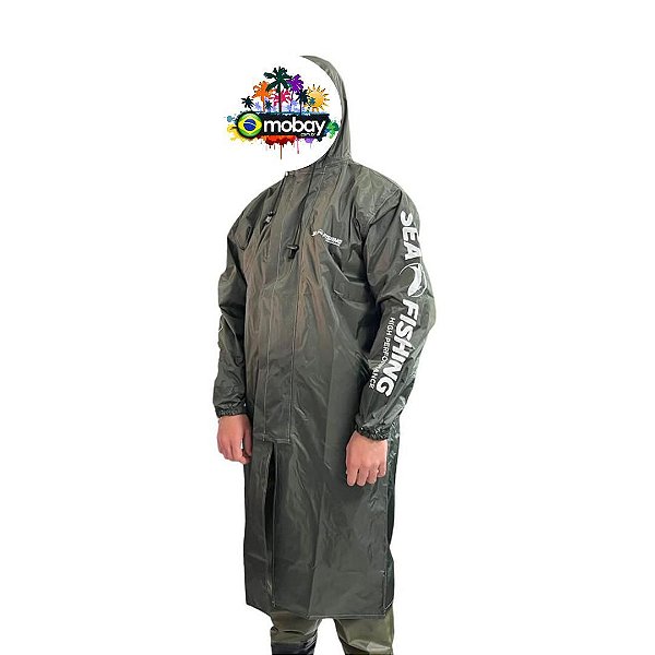 CAPA CHUVA PESCA SEA FIHING TAMANHO GG VERDE EXERCITO