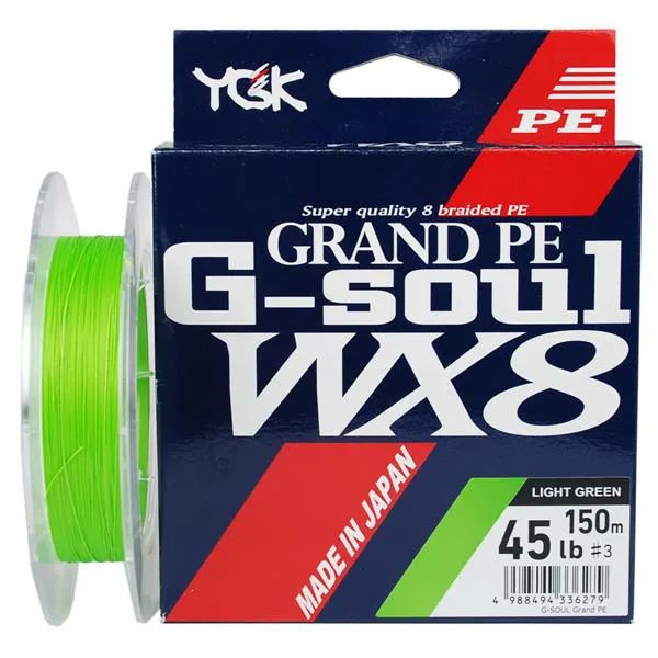 Linha multifilamento G Soul WX8 0,35mm 55LBS 150M