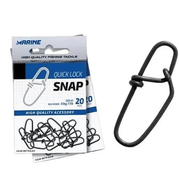 SNAP QUICK LOCK TAM 3 C/20PC  35kg 77lbs- Marine Sports