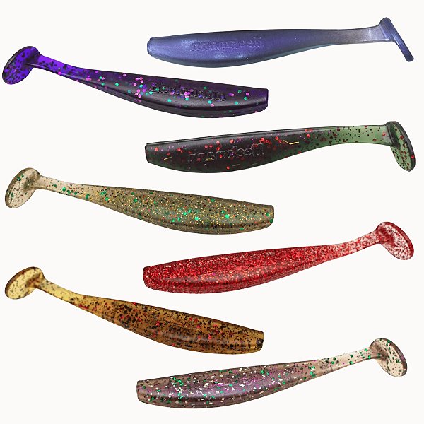 Shad Sashimi Heckmann 6cm Cores variadas