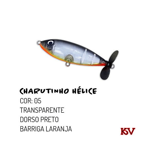 ISCA  ARTIFICIAL CHARUTINHO HELICE KV COR 5