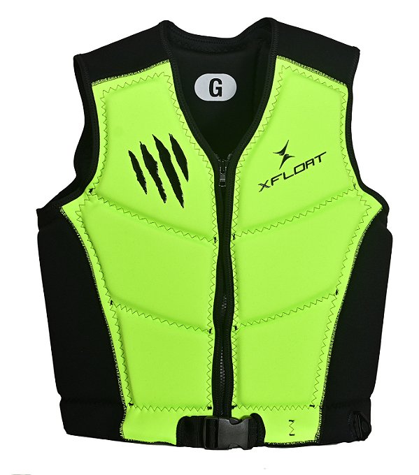 Colete Salva Vidas Homologado XFLOAT New Enzo 2.0 Verde