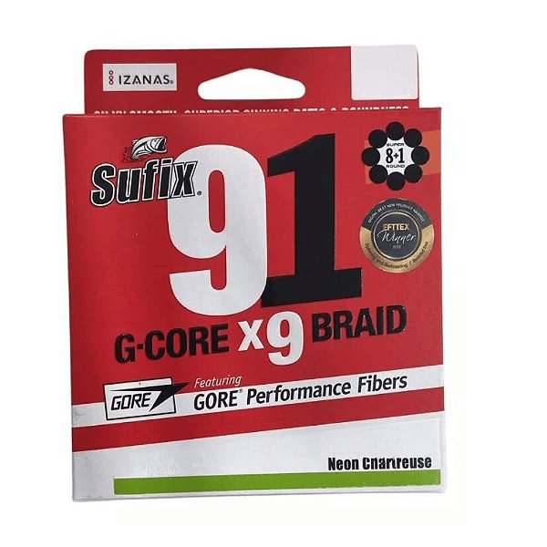 LINHA MULTIFILAMENTO - SFX 91 BRAID 150MT 0,23 32LBS NEON