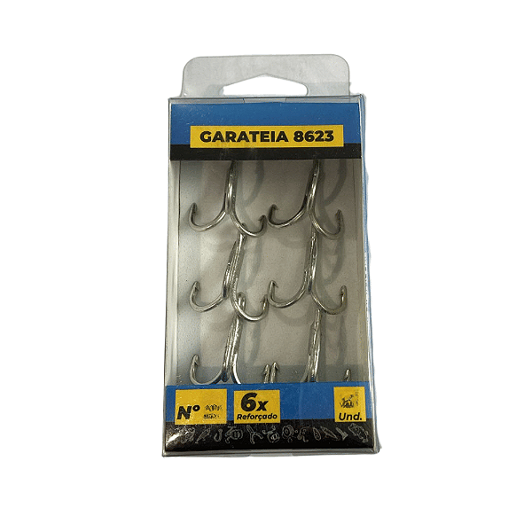 GARATEIA DEYU 8623 6X REFORCADO  #2 C/6PC
