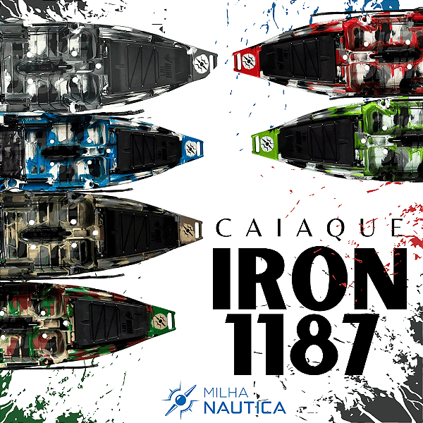 CAIAQUE IRON 1187 SEM PEDAL - MILHA NAÚTICA
