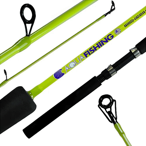 VARA MOLINETE GLADIADOR PESCA BRASIL1,80MT 8-17LBS