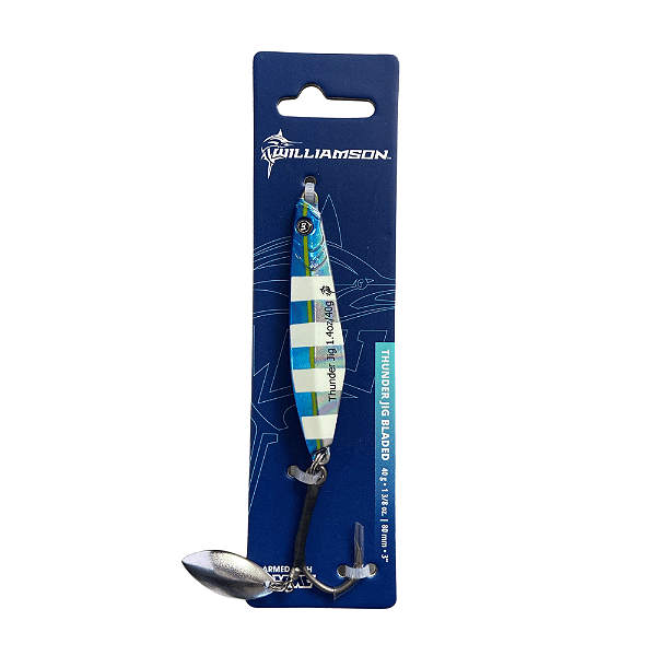 Jig WILLIANSON THUNDER BLADE 8cm 40GR C/Garateia Cor YG