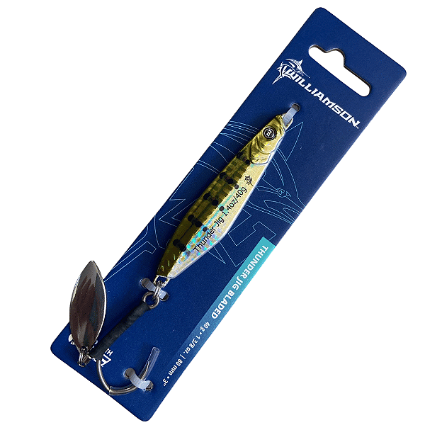 Jig WILLIANSON THUNDER BLADE 8cm 40GR C/Garateia Cor PUV