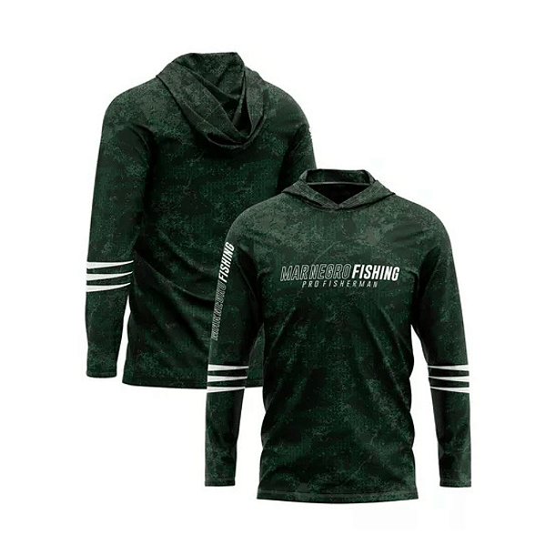 Camiseta Masculina XPROTECTION MAR NEGRO ESTONADA VERDE P