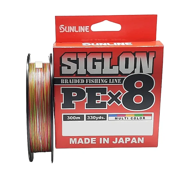 LINHA MULTIFILAMENTO SUNLINE 8X SIGLON PE8 0,48mm 100LB 300MT MULTI