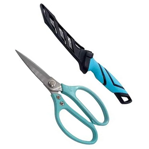 Kit faca fileteira + tesoura DYZ-002 Deyu